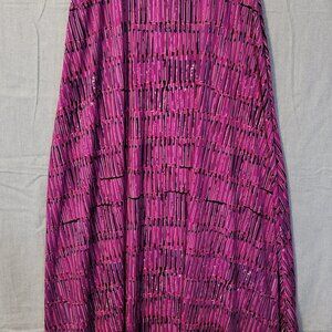 LuLaRoe Women's Long Skirt, Small, Pink